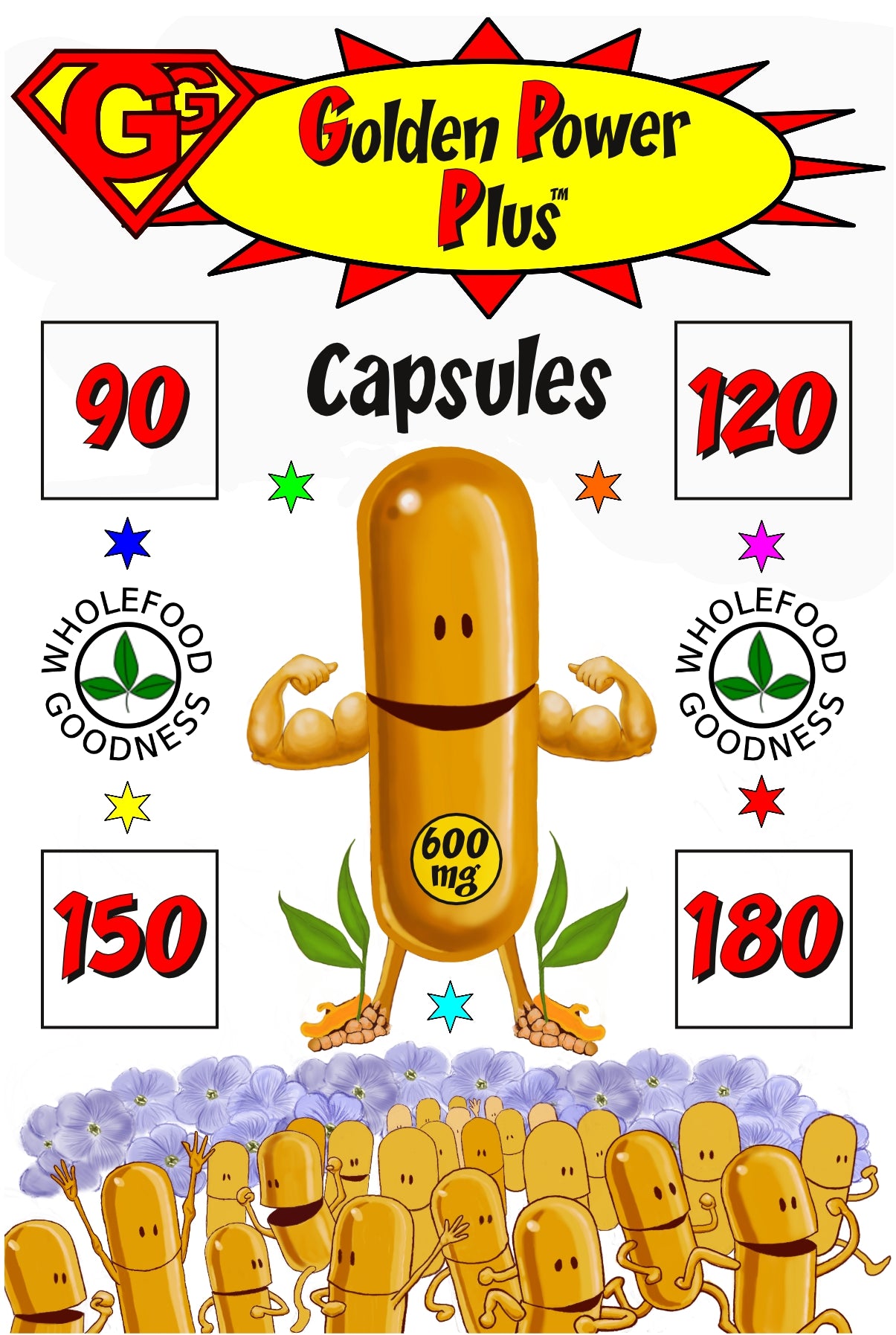 GG GOLDEN POWER PLUS™ CAPSULES Turbo-charged turmeric supplement!