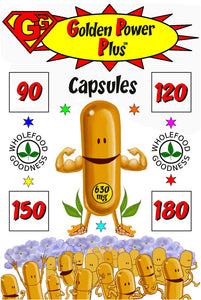 GG GOLDEN POWER PLUS™ CAPSULES Turbo-charged turmeric supplement!