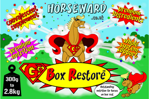 GG BOX RESTORE™ Exceptional nutritional support for horses on box rest