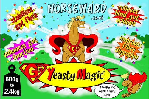 GG YEASTY MAGIC™ Gut Balancer. A healthy gut equals a happy horse!